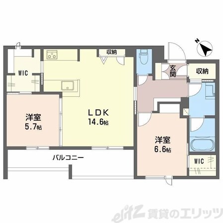オルキデア クオーレの物件間取画像